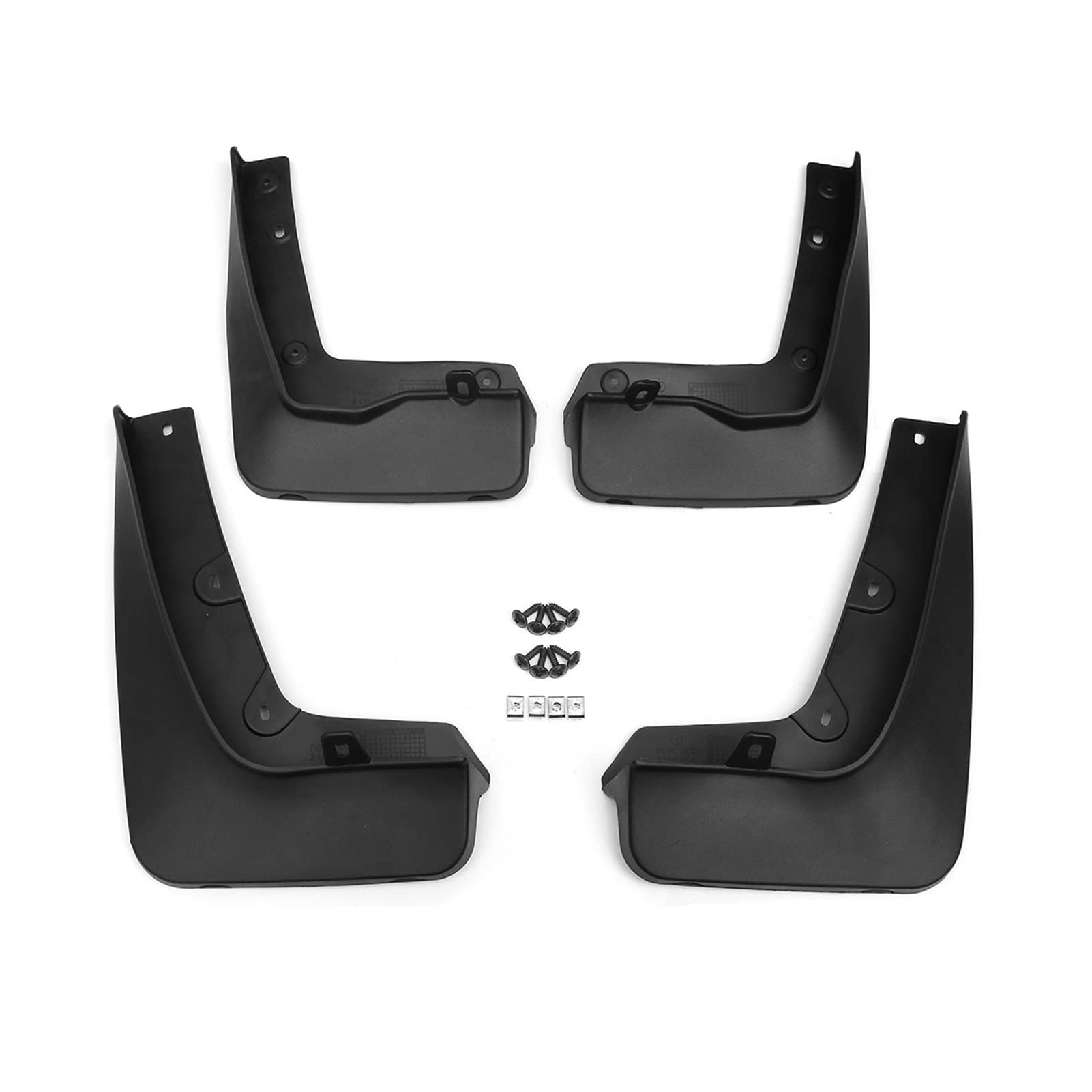 HTRJAPL Auto-Machtschützer Splash Guards Klappenfender-Mud-Flammer-Schlammklappen kompatibel for BMW X1 F48 2016 2017 2018 2018 2019 2020 Kotflügel von HTRJAPL