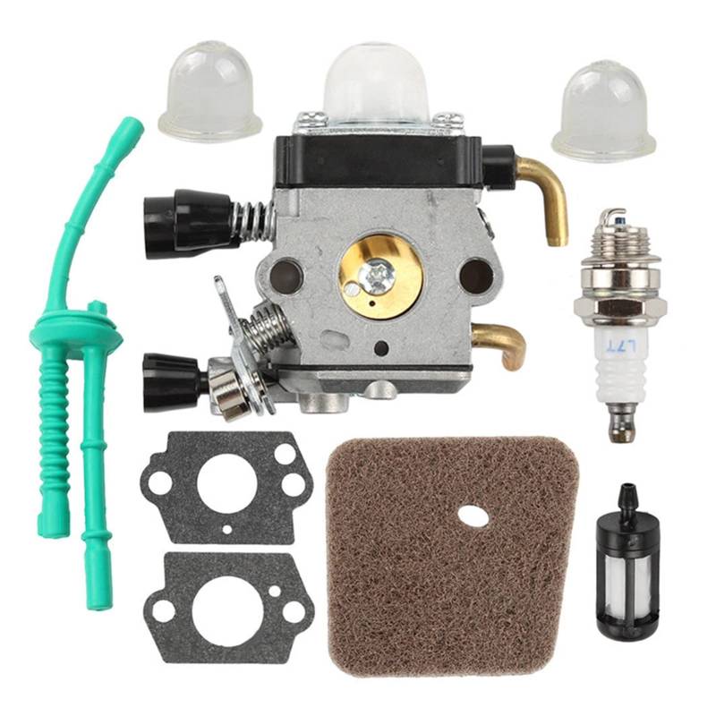 HTRJAPL Grasschneider Vergaser Kit Brushcutter Rasenmäher Vergaser Luft Kraftstofffilterdichtung CARB Kompatibel for STIHL FS38 FS45 FS46 FS55 km55 Vergaser von HTRJAPL