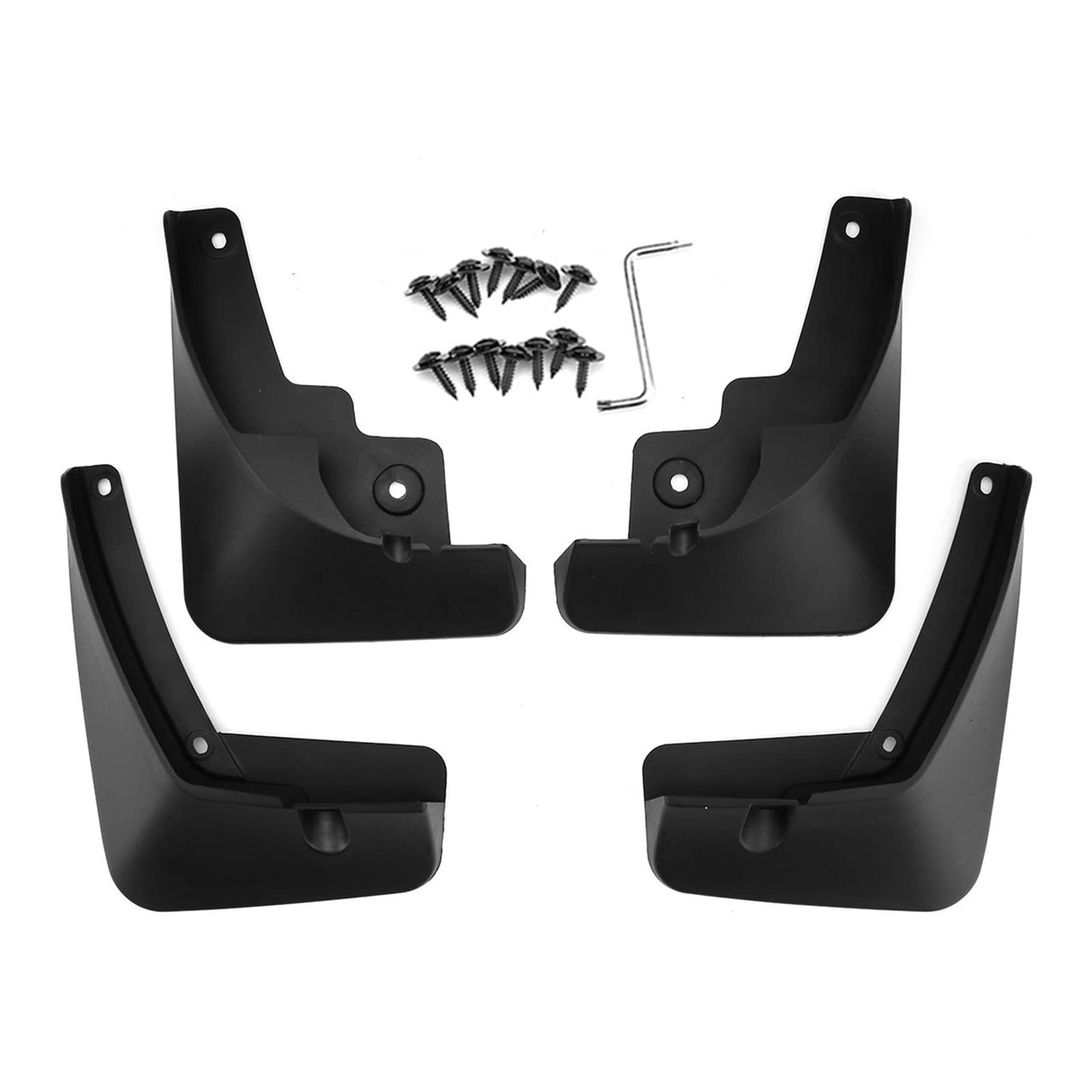 HTRJAPL Schlammklappen Mordguards Fender Schlammklappe Splash Guard Autozubehör Kompatibel for Ssang Kompatibel for Yong kompatibel for Korando 2019 2020 2021 Kotflügel von HTRJAPL