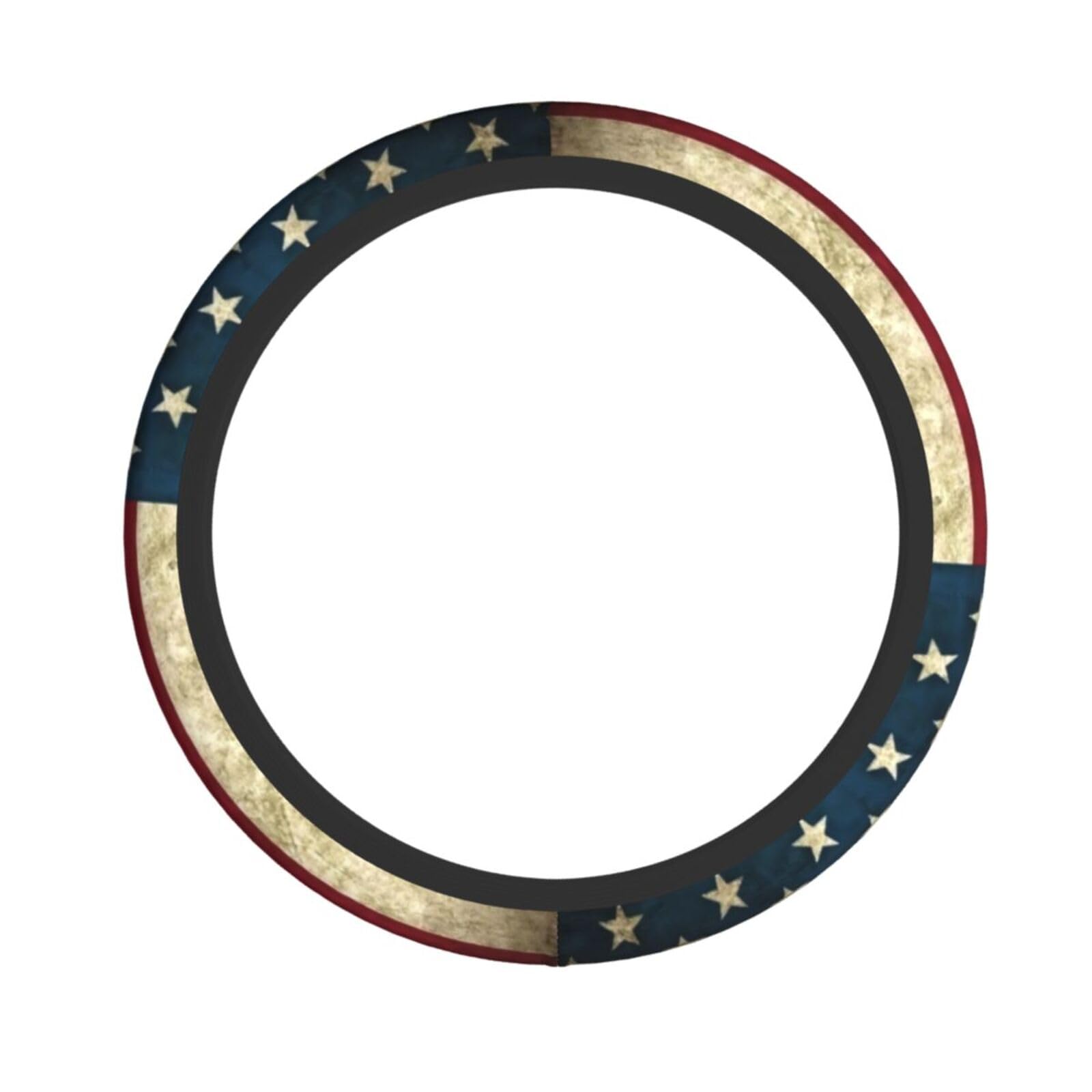 Lenkradbezug mit amerikanischer Flagge, passend für Standard-Lenkräder von HTTUP