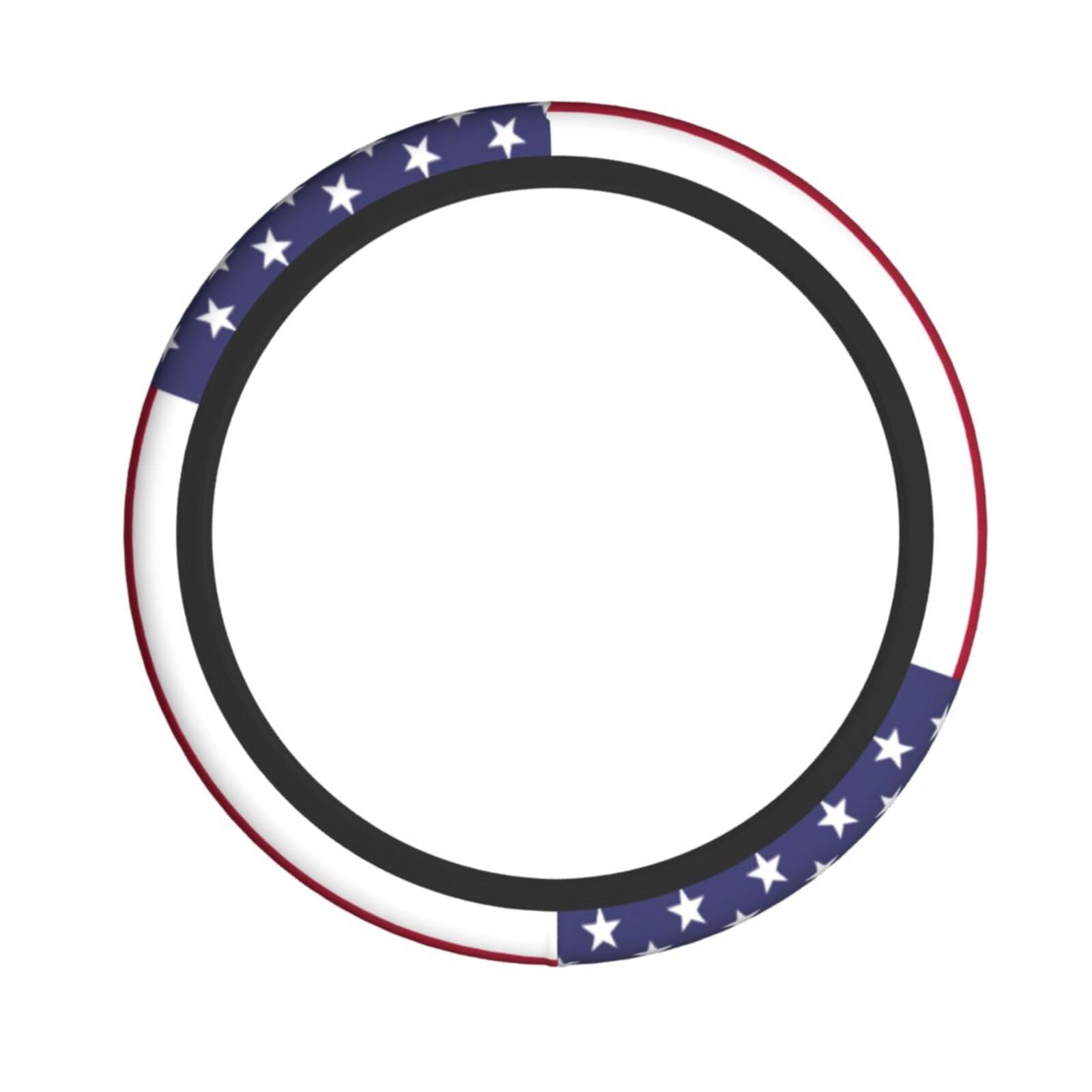 Lenkradbezug mit amerikanischer Flagge, passend für Standard-Lenkräder von HTTUP