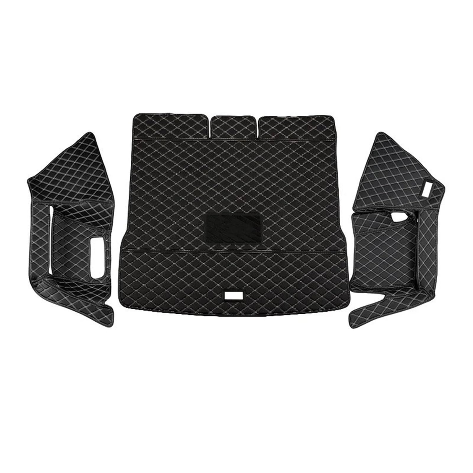 Auto Kofferraummatte Für X1 2016-On Kofferraummatte Leder Boden Kofferraum Teppiche Cargo Liner Zubehör Kofferraum Schutzmatte(3pcs) von HTUHBCX