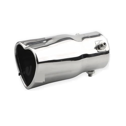 Car Accessories 2.5 Inch Parts Design Heart Shape Style Stainless Steel Exhaust Tips Muffler Tail Pipe(2) von HTUHBCX