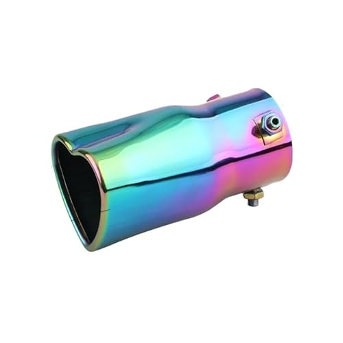 Car Accessories 2.5 Inch Parts Design Heart Shape Style Stainless Steel Exhaust Tips Muffler Tail Pipe(9) von HTUHBCX