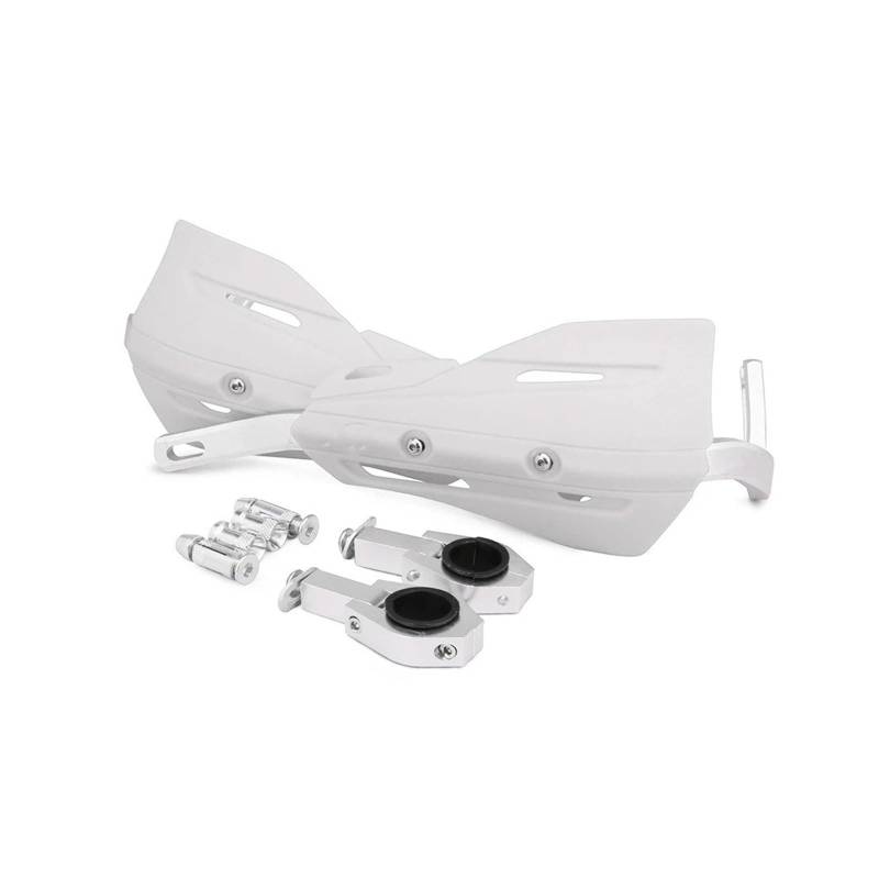 Handschützer Universal Motorrad 22MM 28MM Handschutz Lenker Schutz Lenker Dirtbike Hand Guards Schutz Handschutz Schild(White) von HTUHBCX