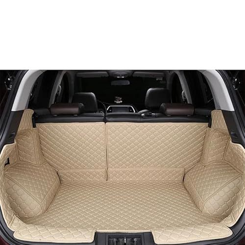 Kofferraumwanne Teppich Auto Nach Stamm Matte Boot wasserdichte Teppiche Auto Zubehör Für ML350 Für M&L 350 W166 2012 2015 2016 2013 2014 Laderaumwanne(Beige) von HTUHBCX