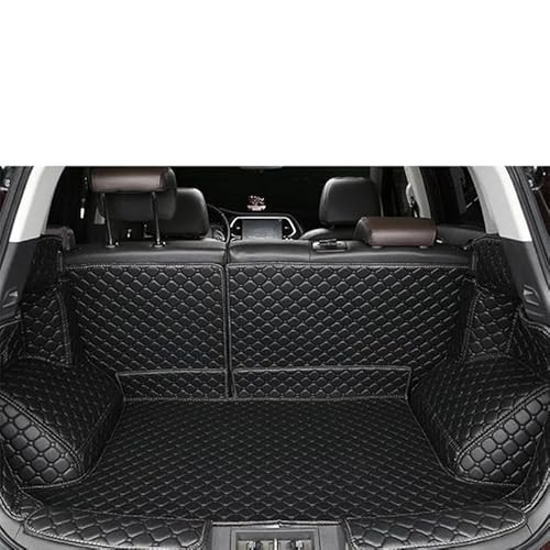 Kofferraumwanne Teppich Auto Nach Stamm Matte Boot wasserdichte Teppiche Auto Zubehör Für ML350 Für M&L 350 W166 2012 2015 2016 2013 2014 Laderaumwanne(Black Black line) von HTUHBCX