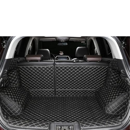 Kofferraumwanne Teppich Auto Nach Stamm Matte Boot wasserdichte Teppiche Auto Zubehör Für ML350 Für M&L 350 W166 2012 2015 2016 2013 2014 Laderaumwanne(Black Rice Noodle) von HTUHBCX