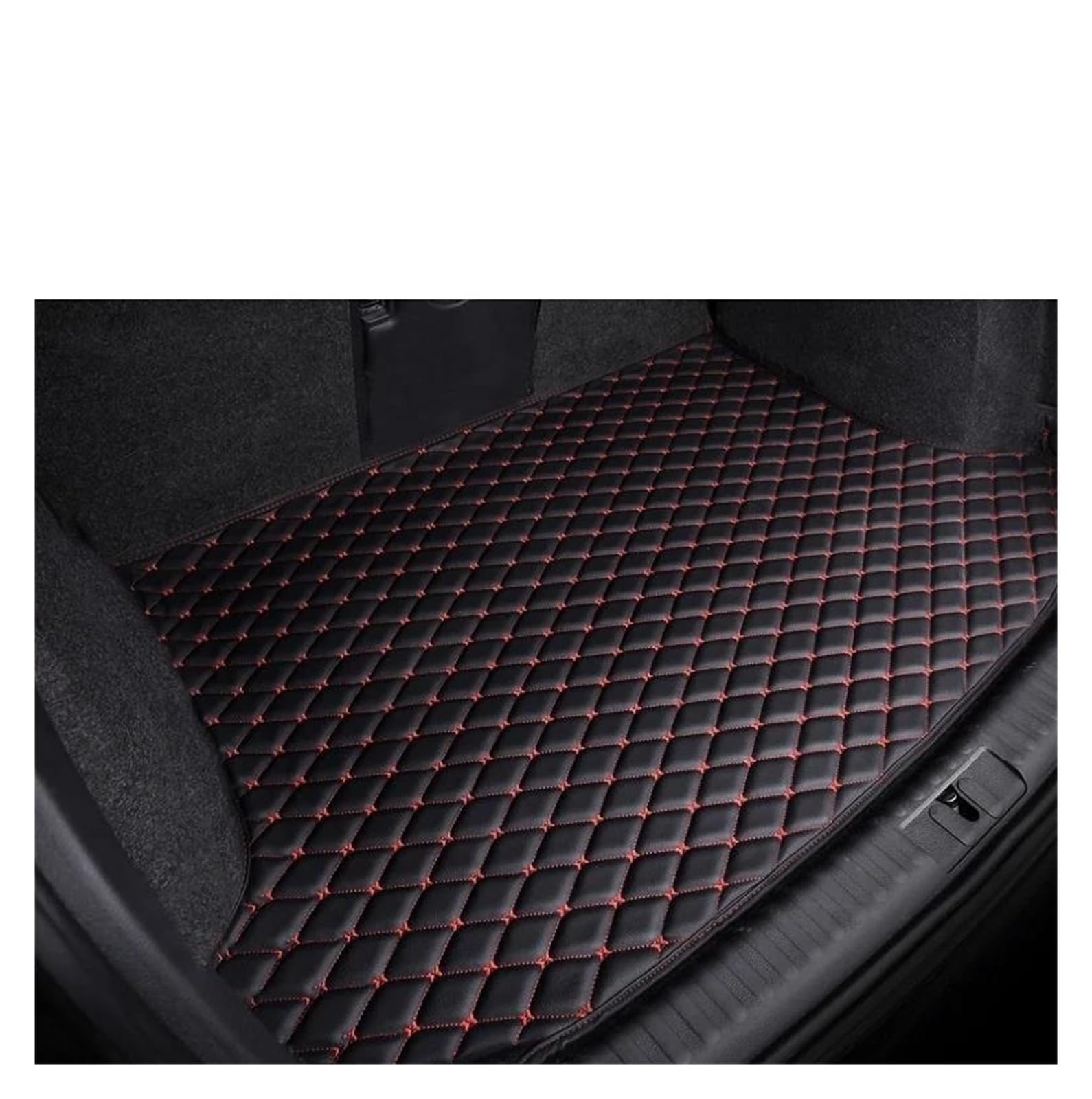 Kofferraumwanne Teppich Für C&RV 2007 2008 2009 2010 2011 Kofferraum Matte Cargo-Liner Teppich Abdeckung Innen Teile Zubehör Laderaumwanne(Black and Red) von HTUHBCX