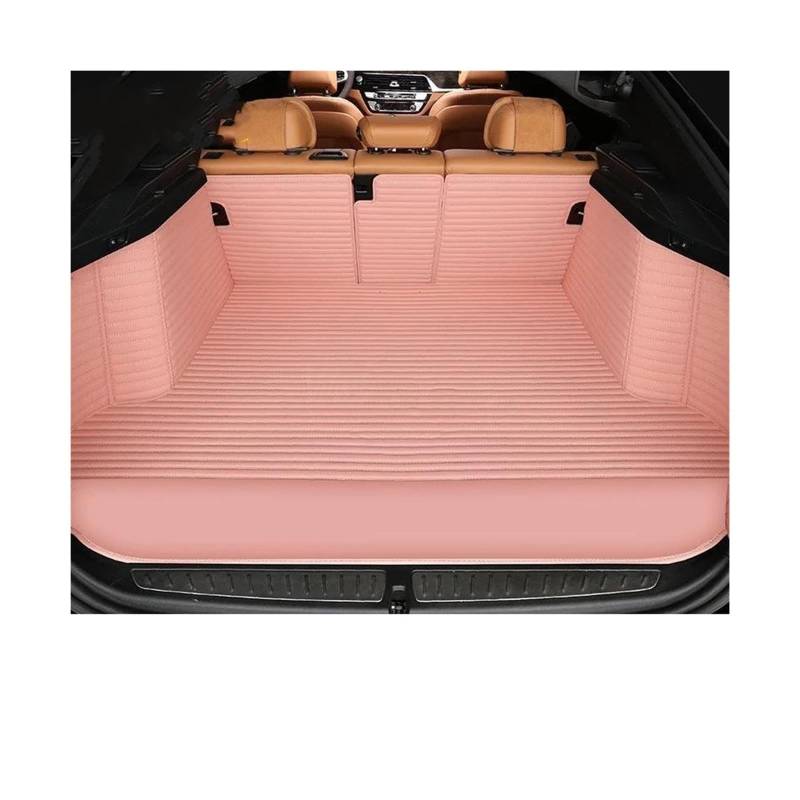 Kofferraumwanne Teppich Für K&ia Für R&io Für S&Portage Für C&Erato K2 K3 K4 K5 Alle Modelle Auto Stamm Schutz Matten Auto Individuelles Zubehör Laderaumwanne(Pink) von HTUHBCX