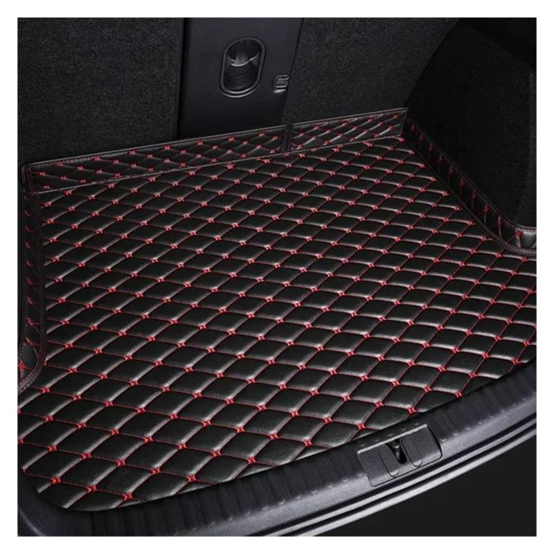 Kofferraumwanne Teppich Für X5 E53 E70 F15 G05 Für X4 F26 G02 Auto Kofferraum Matte Stamm Lagerung Schutz Pad Auto Teppich Liner Schwanz Boot Tablett Zubehör Laderaumwanne(Black red) von HTUHBCX