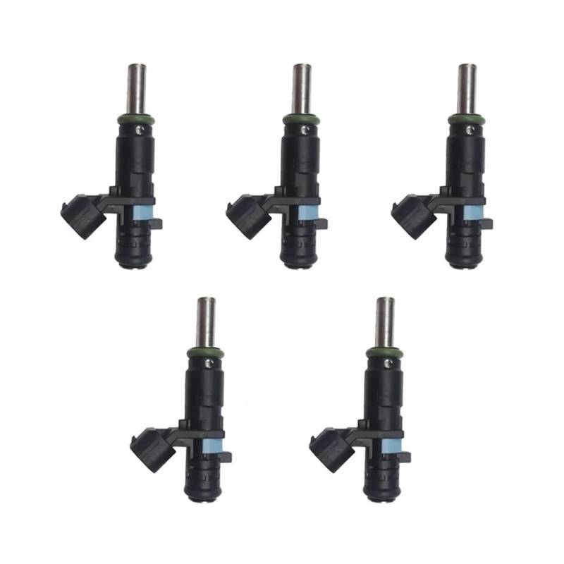 Kraftstoffinjektor 5 PCs Für Kaninchen Für Golf Für Jetta Für Für Passat 2.5L L5 2007-2010 2012 2012 2013 Autokraftstoffinjektordüsen 07K906031C FJ1067 FI11378S Kraftstoffeinspritzdüsen von HTUHBCX