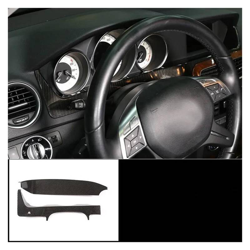 Rahmen Trim Aufkleber Auto Konsole Panel Rahmen Abdeckung Trim Rahmen Trim Innen Aufkleber Für C Klasse C180 C200 W204 2010 2012 2013 2011 2007 2008 2009 Auto Innenraum Rahmen(14) von HTUHBCX