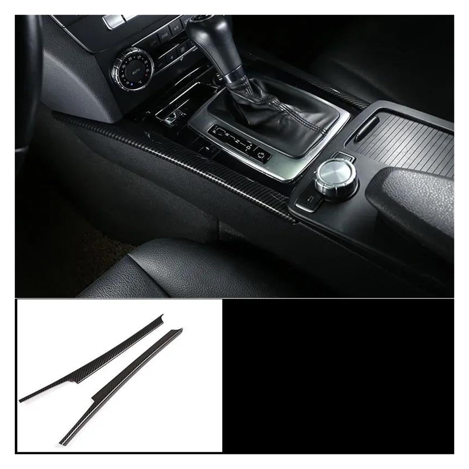 Rahmen Trim Aufkleber Auto Konsole Panel Rahmen Abdeckung Trim Rahmen Trim Innen Aufkleber Für C Klasse C180 C200 W204 2010 2012 2013 2011 2007 2008 2009 Auto Innenraum Rahmen(4) von HTUHBCX