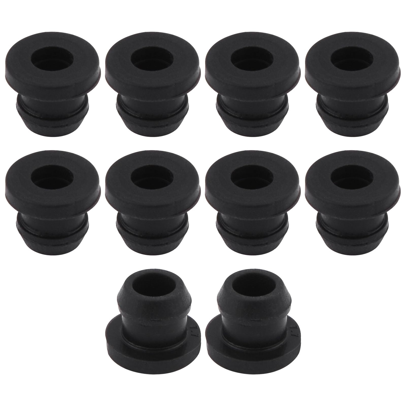 HUAANYA 10pcs Gummi Gummi Teile Herd Herdteile Ersatzzubehör Gitter Grommet Pad Schwarz von HUAANYA