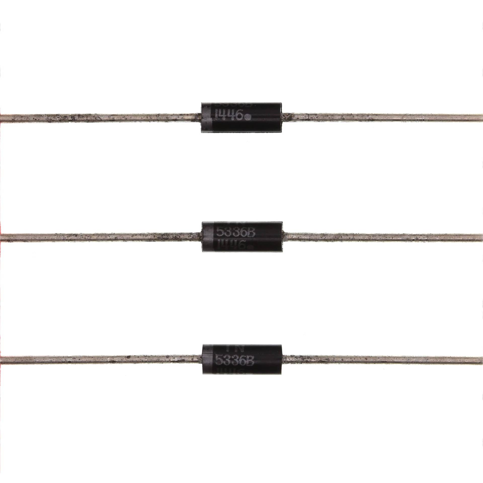 HUABAN 10PCS 1N5336B 1N5336 Power Zener Diode 5W 4.3V DO-15(CASE17-02) Axial Diodes 5 Watt 4.3 Volt von HUABAN