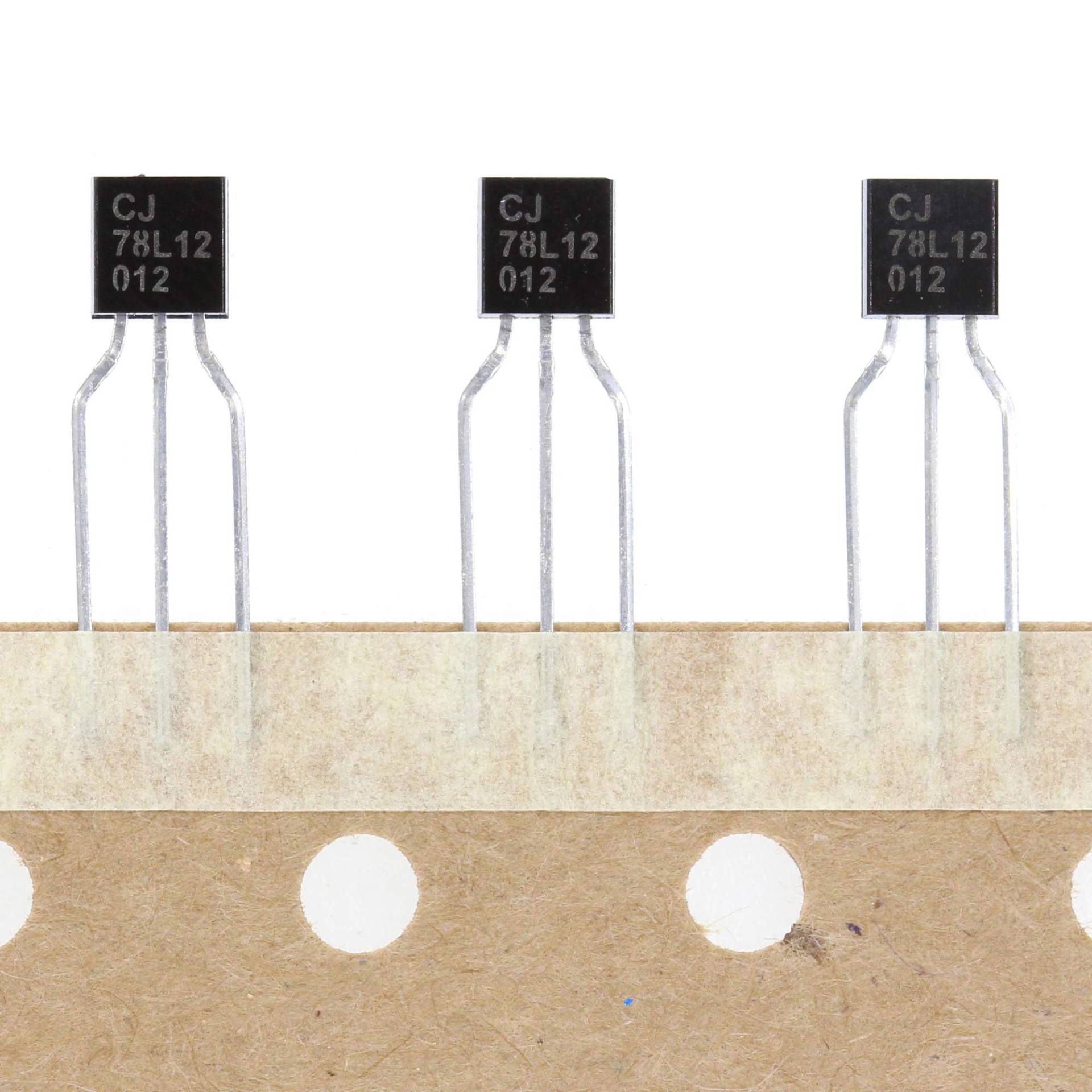 HUABAN 20 Stück CJ78L12 78L12 12 V TO-92 Kunststoff-Umkapselung mit drei Anschlüssen positiver Spannungsregler von HUABAN