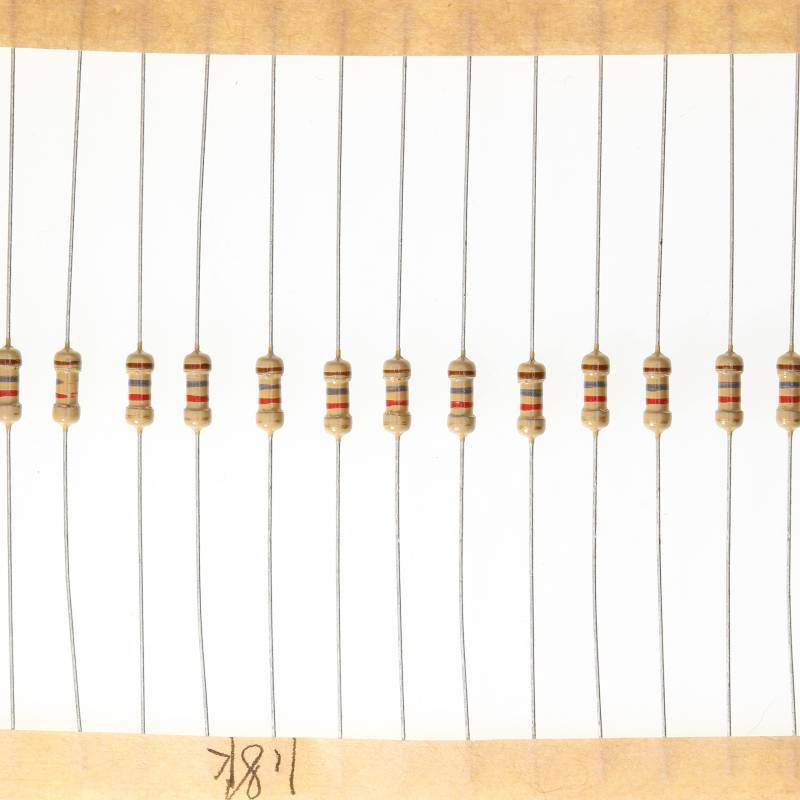 HUABAN 200 Stücke 0.25 Watts 1/4W 1K8 Ohm 5% Kohleschichtwiderstand von HUABAN