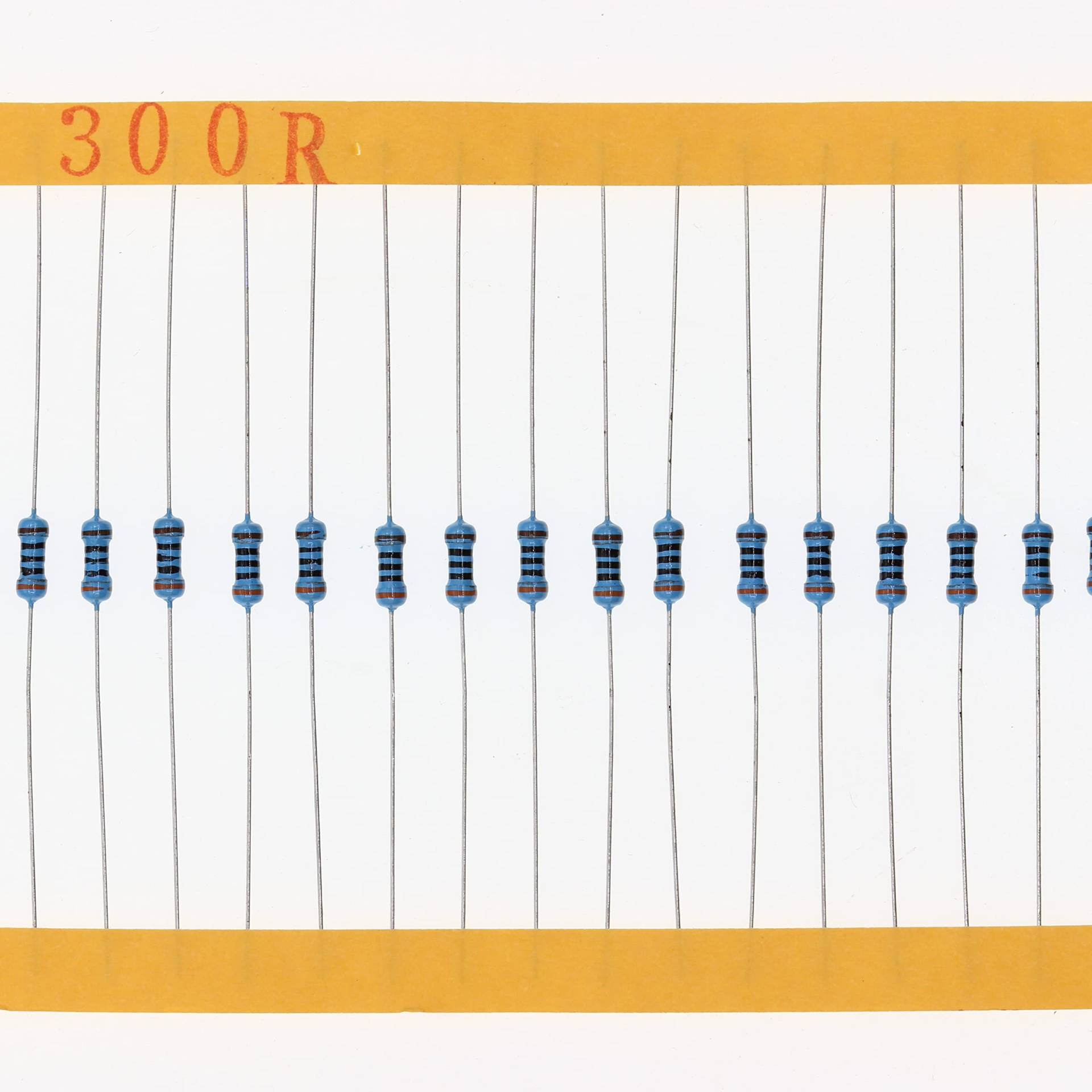 HUABAN 200 Stücke 0.25 Watts 1/4W 300R 300 Ohm 1% Metallfilmwiderstand von HUABAN