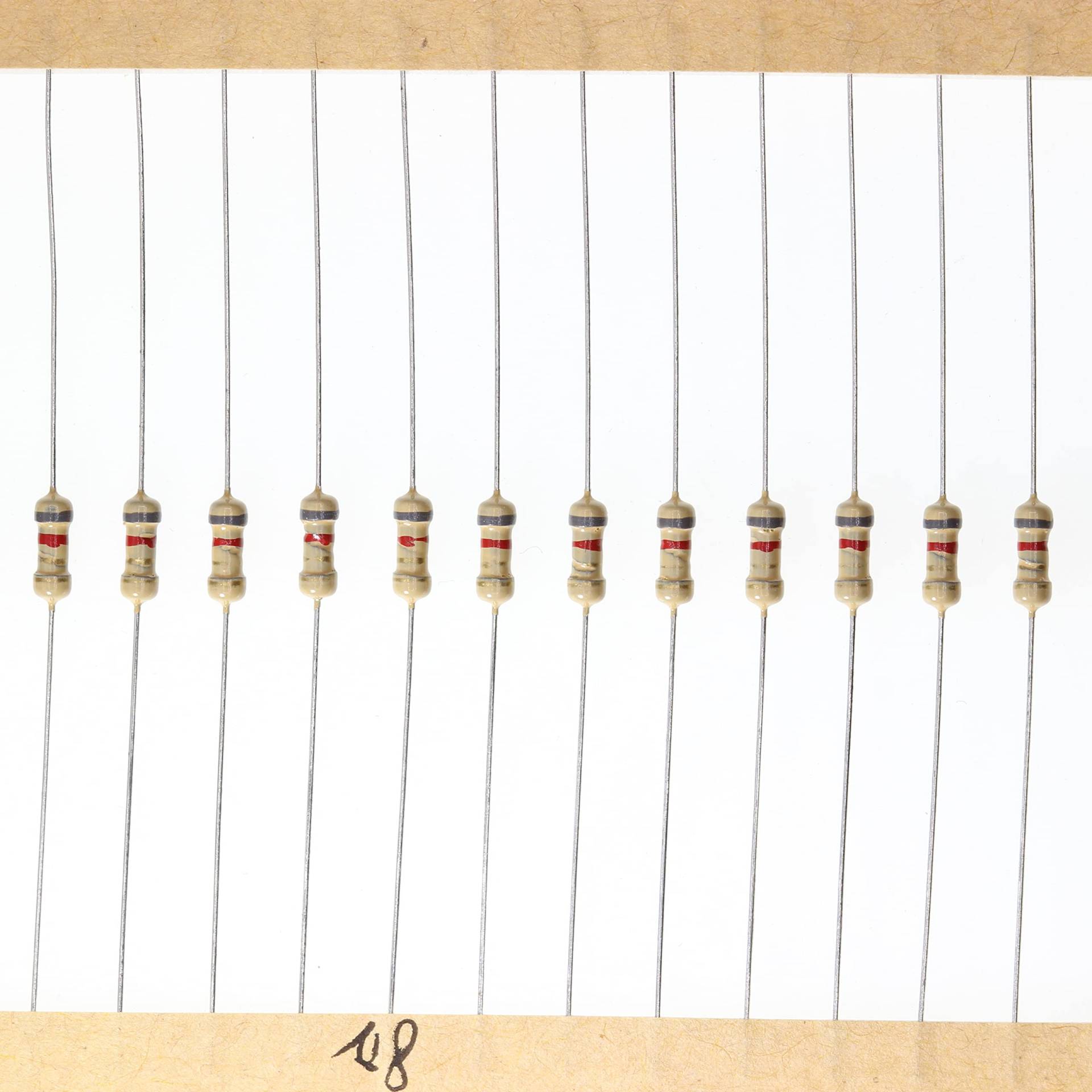 HUABAN 200 Stücke 0.25 Watts 1/4W 8R2 8.2 Ohm 5% Kohleschichtwiderstand von HUABAN