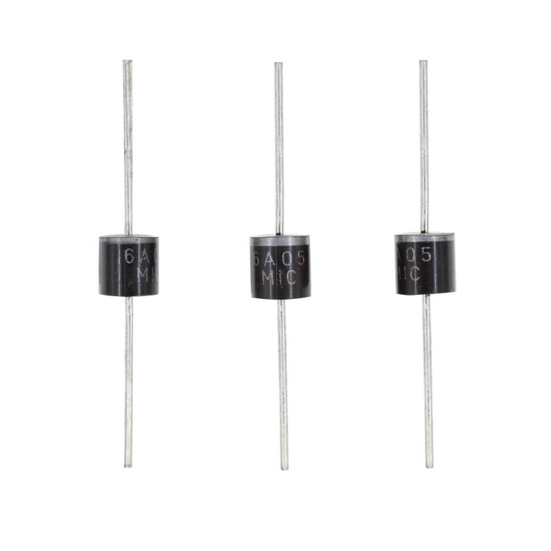 HUABAN 5 Pieces 6A05 Rectifier Diode 6A 50V R-6 Axial 6 Amp 50 Volt von HUABAN