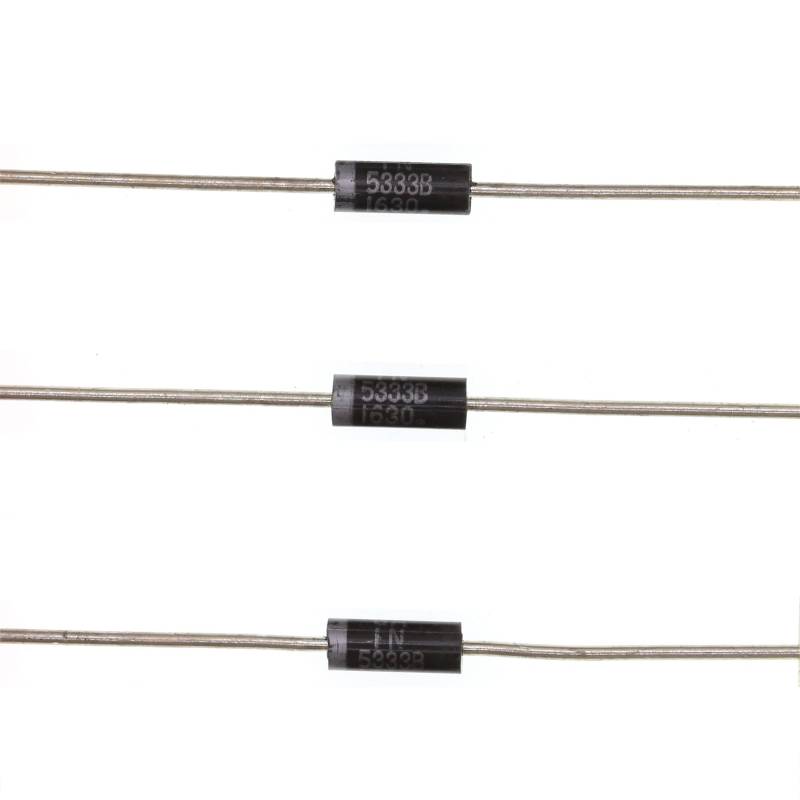 HUABAN 50PCS 1N5333B 1N5333 Power Zener Diode 5W 3.3V DO-15(CASE17-02) Axial Diodes 5 Watt 3.3 Volt von HUABAN