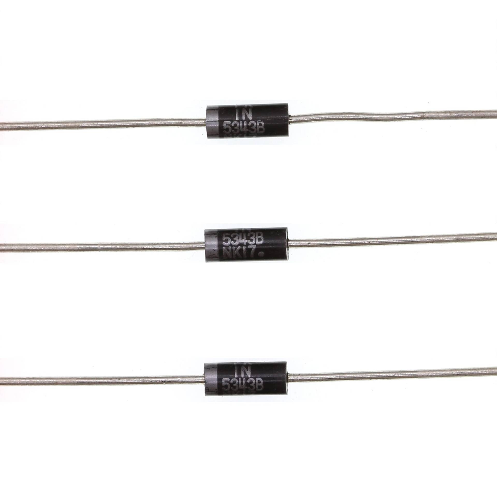 HUABAN 50PCS 1N5343B 1N5343 Power Zener Diode 5W 7.5V DO-15(CASE17-02) Axial Diodes 5 Watt 7.5 Volt von HUABAN