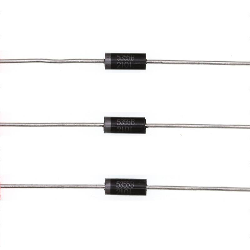 HUABAN 50PCS 1N5355B 1N5355 Power Zener Diode 5W 18V DO-15(CASE17-02) Axial Diodes 5 Watt 18 Volt von HUABAN