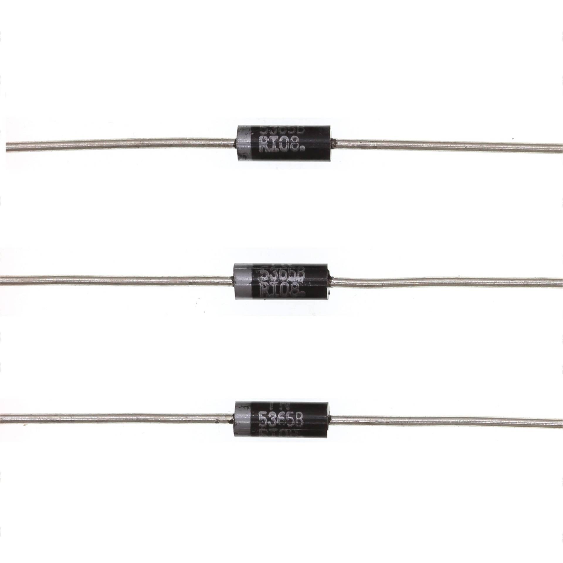 HUABAN 50PCS 1N5365B 1N5365 Power Zener Diode 5W 36V DO-15(CASE17-02) Axial Diodes 5 Watt 36 Volt von HUABAN