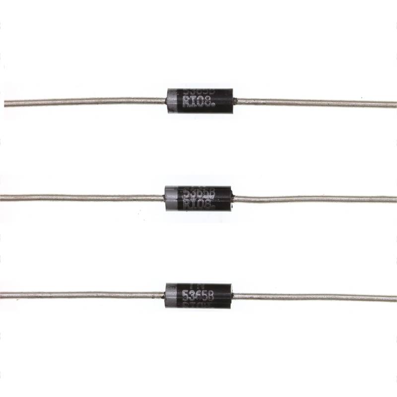 HUABAN 50PCS 1N5365B 1N5365 Power Zener Diode 5W 36V DO-15(CASE17-02) Axial Diodes 5 Watt 36 Volt von HUABAN