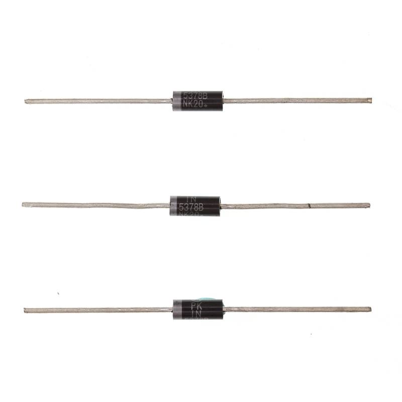 HUABAN 50PCS 1N5378B 1N5378 Power Zener Diode 5W 100V DO-15(CASE17-02) Axial Diodes 5 Watt 100 Volt von HUABAN