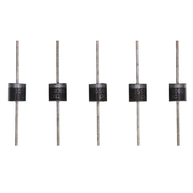 HUABAN 5PCS 15SQ060 Schottky Barrier Rectifier Diodes 15A 60V R-6 Axial 15 Amp 60 Volt von HUABAN