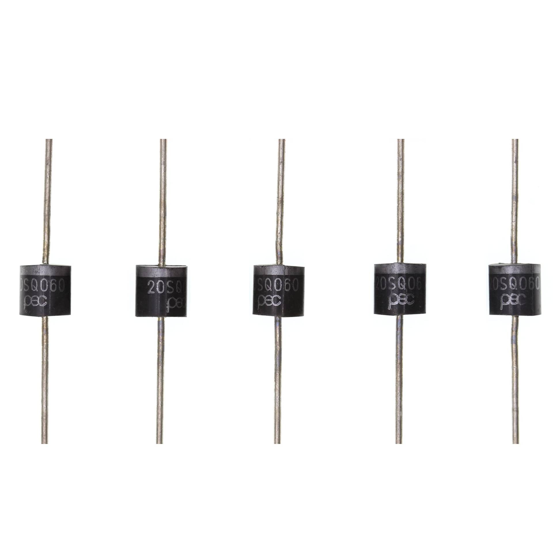 HUABAN 5PCS 20SQ060 Schottky Barrier Rectifier Diodes 20A 60V R-6 Axial 20 Amp 60 Volt von HUABAN