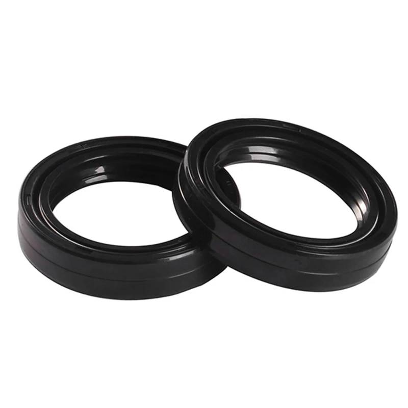 Gabel Öl Dichtung & Staub Abdeckung for TX125 SM 2014-2016 2017 for 50 XR6 E 2006 2007 for 50 MYTHOS 1998 1999(2pcs oil seal) von HUAHAIZY