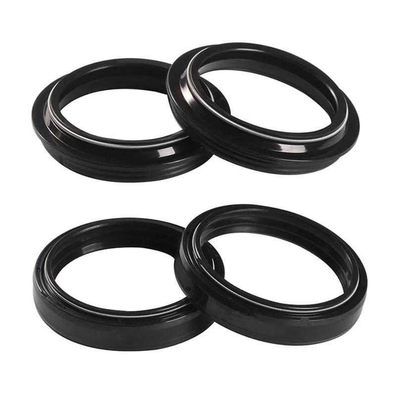 Motorrad Vorne Stoßdämpfer Gabel Dämpfer Öl Dichtung & Staub Abdeckung Kit for 250 X TRAINER 300 X TRAINER 2018(2pcs oil 2pcs dust) von HUAHAIZY