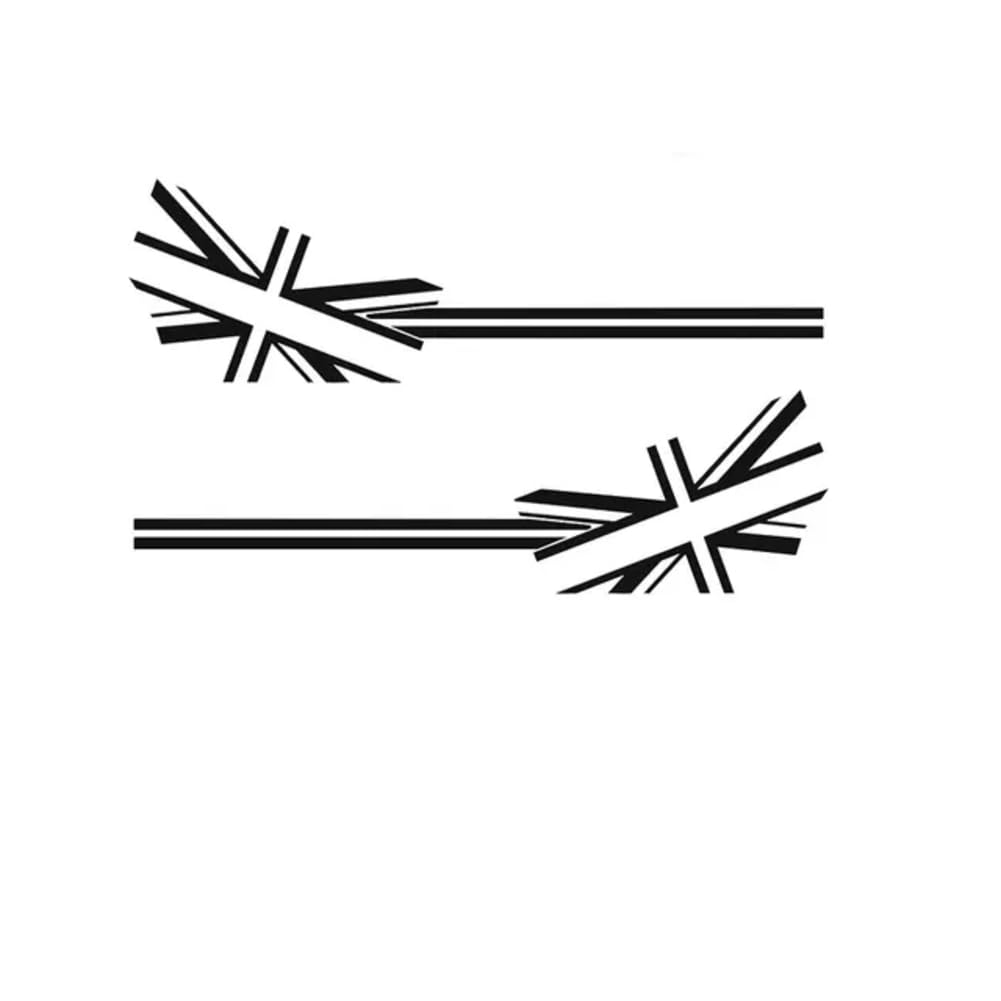 Türseitenstreifen-Aufkleber, für M=INI C=ooper R56 F56 R50 R53 R55 R57 R58 R59 R60 R61 F55 F60 F54 Zubehör von HUAIMEN