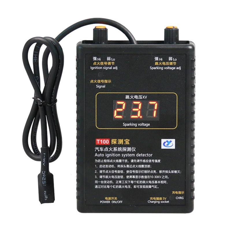 HUANGENG Auto Motor Diagnose Tester T100 Zündungen Motorspulensignale Fehlerbehebung Geeignet für schnelle Fehlerortung von HUANGENG