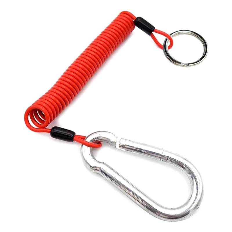 HUANGGG 119,4 cm/177,8 cm Breakaway Trailer Kabel Ersatz Abreißschalter Lanyard Bremskabel Feder Abschleppen Spiraldraht von HUANGGG