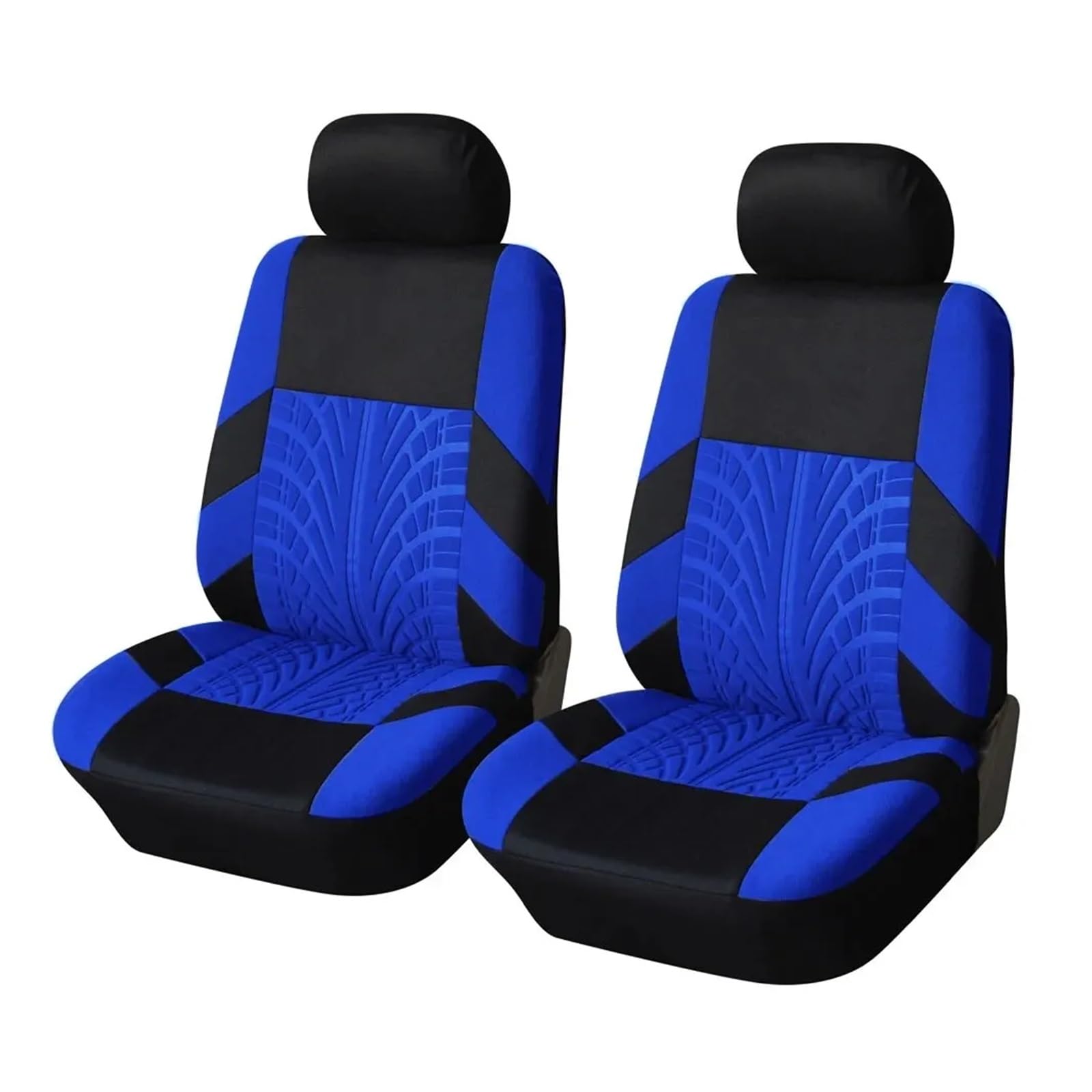 HUANGSHIJUNOUS Autositzbezüge, komplettes Set, Geteilte vordere Rückbank, for Auto, Stoff, SUV, Limousine, Van, Auto-Innenbezüge(Y33376-BLUE-4PCS) von HUANGSHIJUNOUS