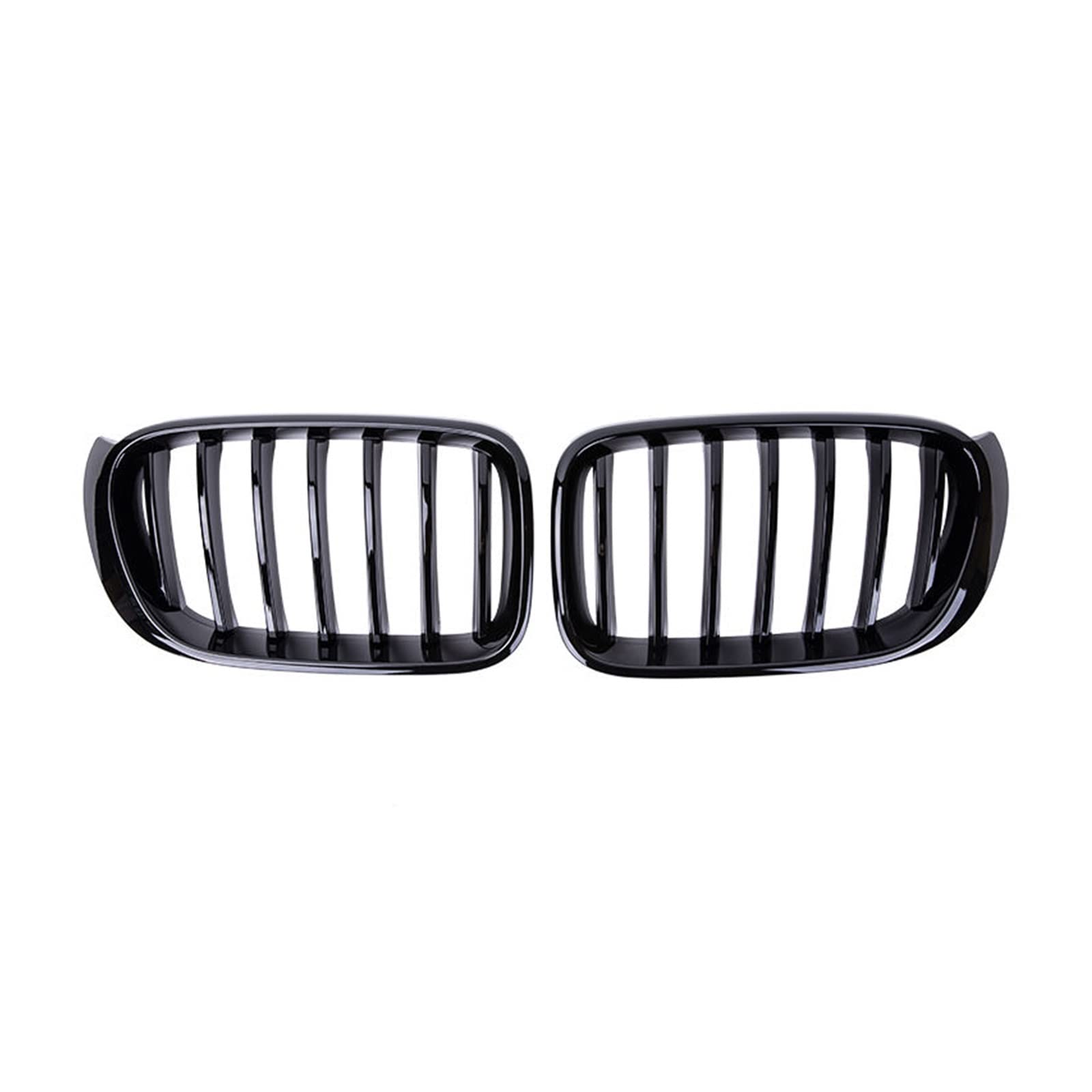 Frontgrill Zierleisten Streifen Auto Frontstoßstange Grill Nieren Racing Grill Für X3 X4 F25 F26 2014–2017 Single Line Lamellengitter Zubehör von HUANTY