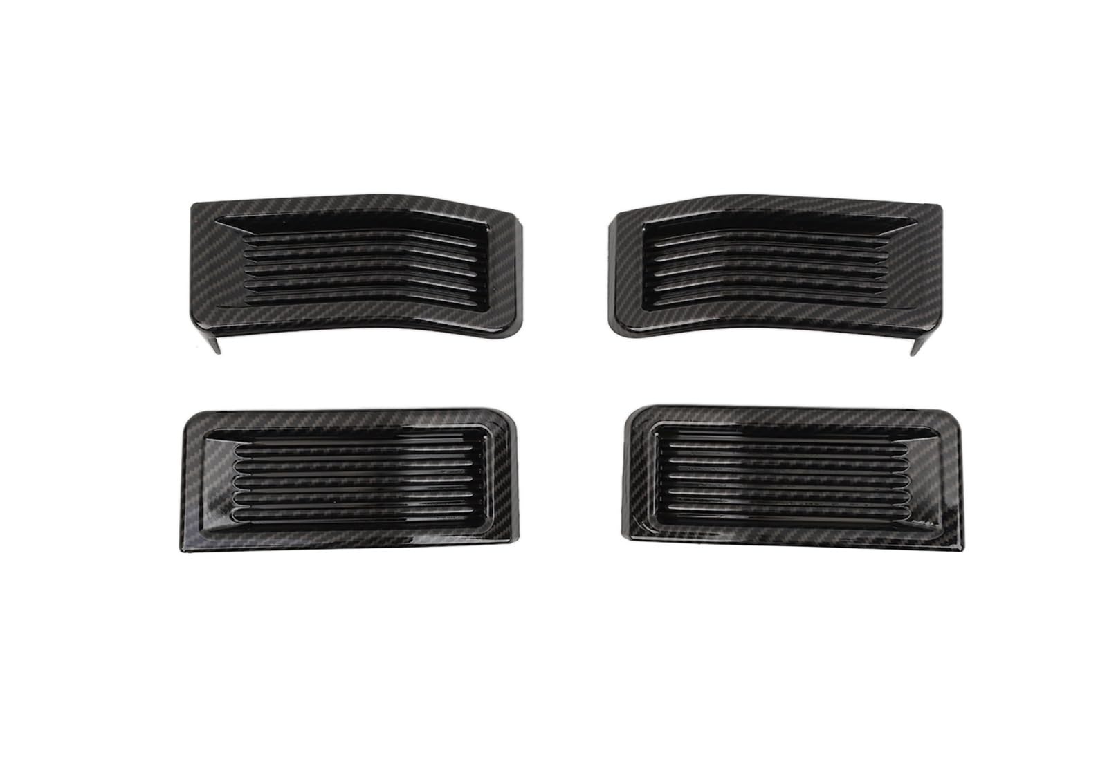 Frontgrill Zierleisten Streifen Front Grill Einsatz Dekoration Abdeckung Trim Aufkleber Für F1&50 2021 2022 2023 Auto Außen Zubehör ABS(Carbon Look) von HUANTY