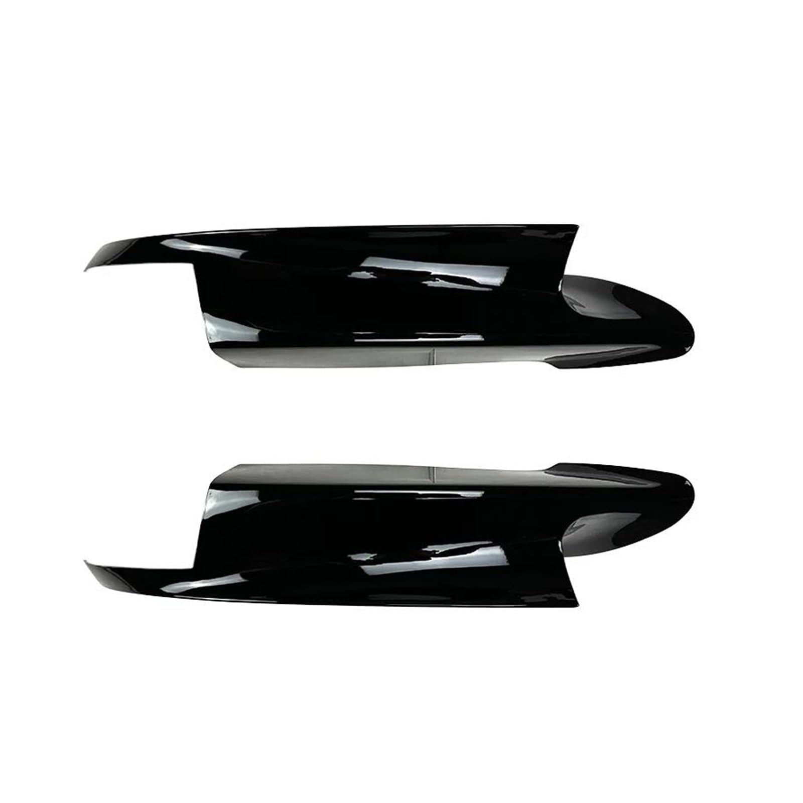 Frontgrill Zierleisten Streifen Für 3 Serie E90 E91 E92 E93 M3 2006-2013 Auto Vorderseite Spoiler Lippe Abdeckung Splitter Trim Protector ABS(Gloss Black) von HUANTY