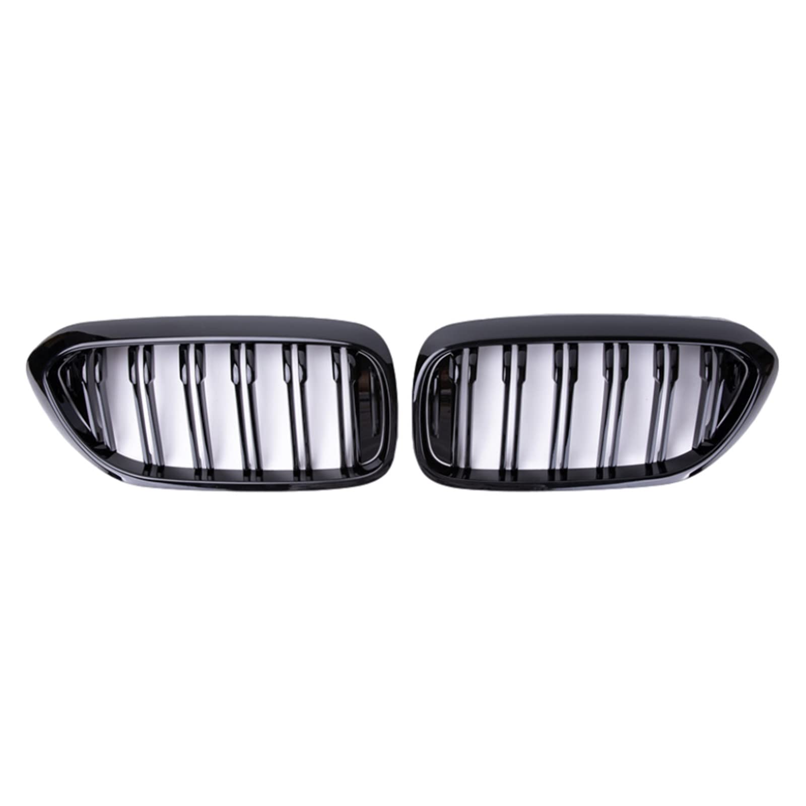 Frontgrill Zierleisten Streifen Für 5 Series G30 G38 525I 530I 540I 550I 2018-2020 M Grille Auto Frontgrill Stoßstange Nieren Racing Grills(Gloss Black) von HUANTY