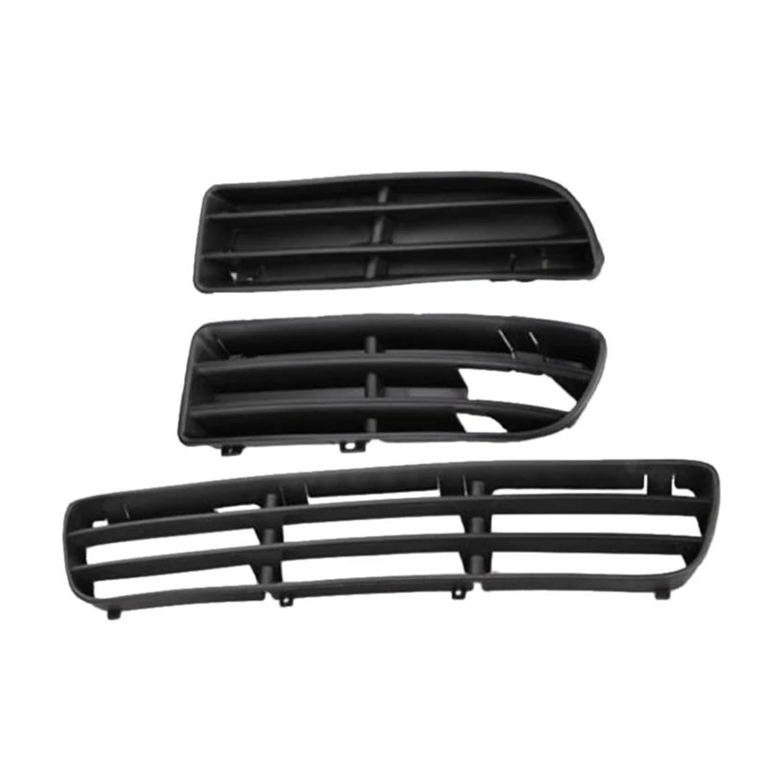 Frontgrill Zierleisten Streifen Schwarzer Unterer Kühlergrill Der Vorderen Stoßstange, Seitliche Mittenentlüftung, Für - Jet&TA MK4 1999–2005, 1J5853665B, 1J5853666C, 1J5853677B von HUANTY