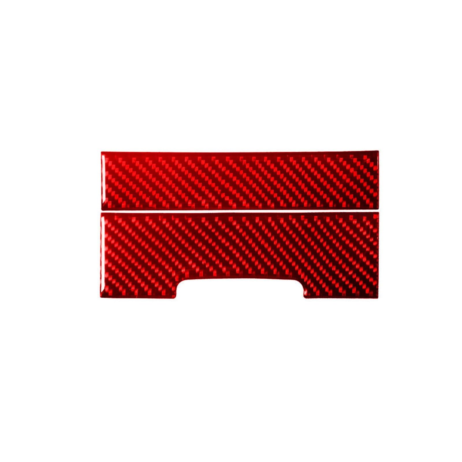 Innenzubehör 2 Stück Kohlefaser Unten Armlehne Box Panel Cover Trim Für Azera 06–11 Rot von HUANTY