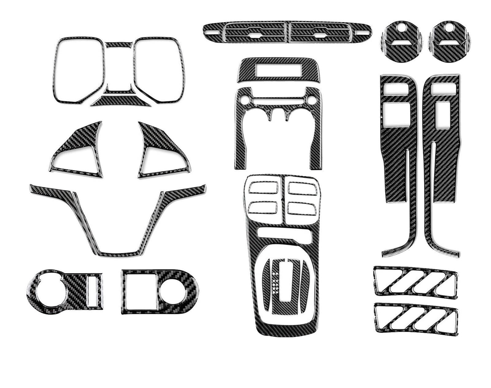 Innenzubehör 41 Stück Für Camaro 2010 2011 2012 2013 2014 2015 Kompletter Innenaufkleber-Ziersatz von HUANTY