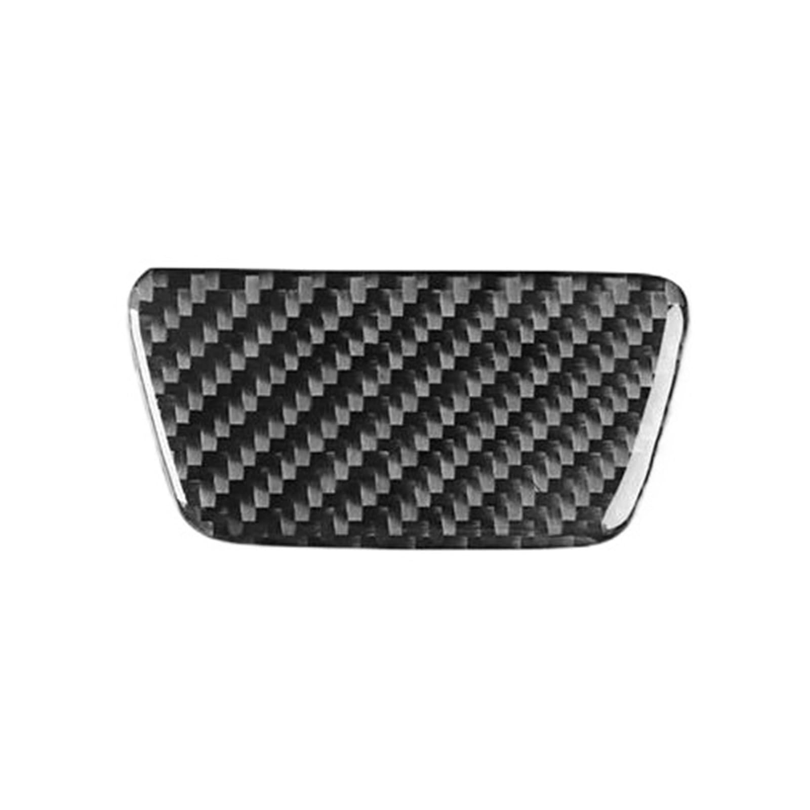 Innenzubehör Auto Handschuhfach Griff Abdeckung Trim Carbon Look Aufkleber Dekoration Innen Zubehör Für Fiesta 2011-2019(Carbon Black) von HUANTY