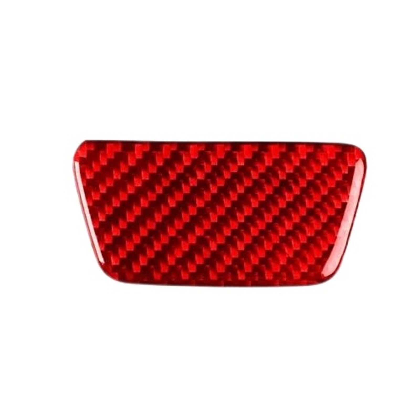 Innenzubehör Auto Handschuhfach Griff Abdeckung Trim Carbon Look Aufkleber Dekoration Innen Zubehör Für Fiesta 2011-2019(Carbon Red) von HUANTY