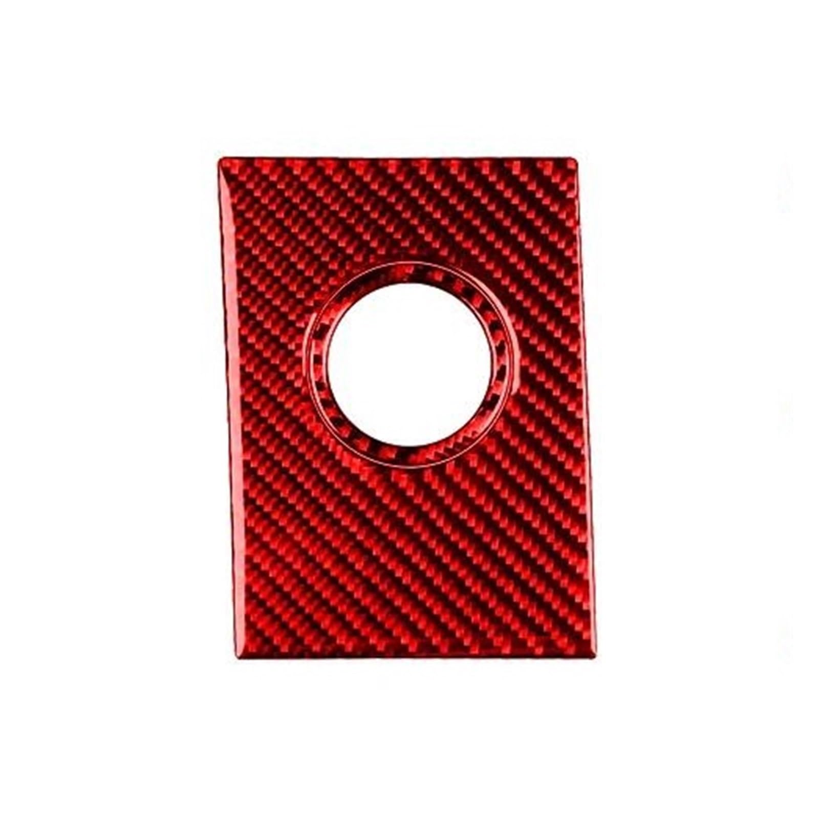 Innenzubehör Für 300 300C 2005-2007 Carbon Fiber Hinten Stamm Schalter Bedienfeld Dekorative Abdeckung Auto Innen Zubehör Aufkleber(Rot,LHD) von HUANTY