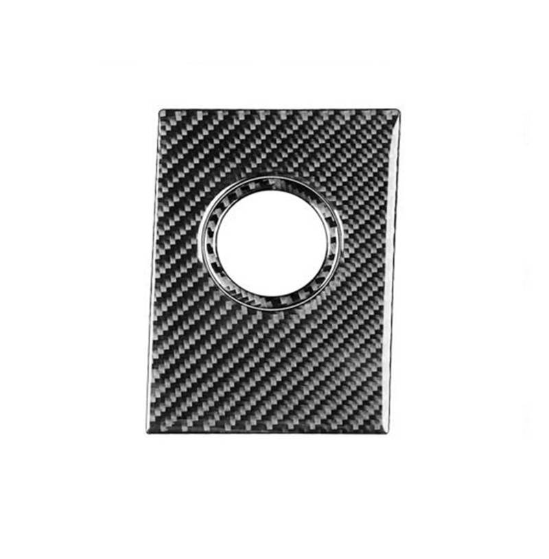 Innenzubehör Für 300 300C 2005-2007 Carbon Fiber Hinten Stamm Schalter Bedienfeld Dekorative Abdeckung Auto Innen Zubehör Aufkleber(Schwarz,RHD) von HUANTY